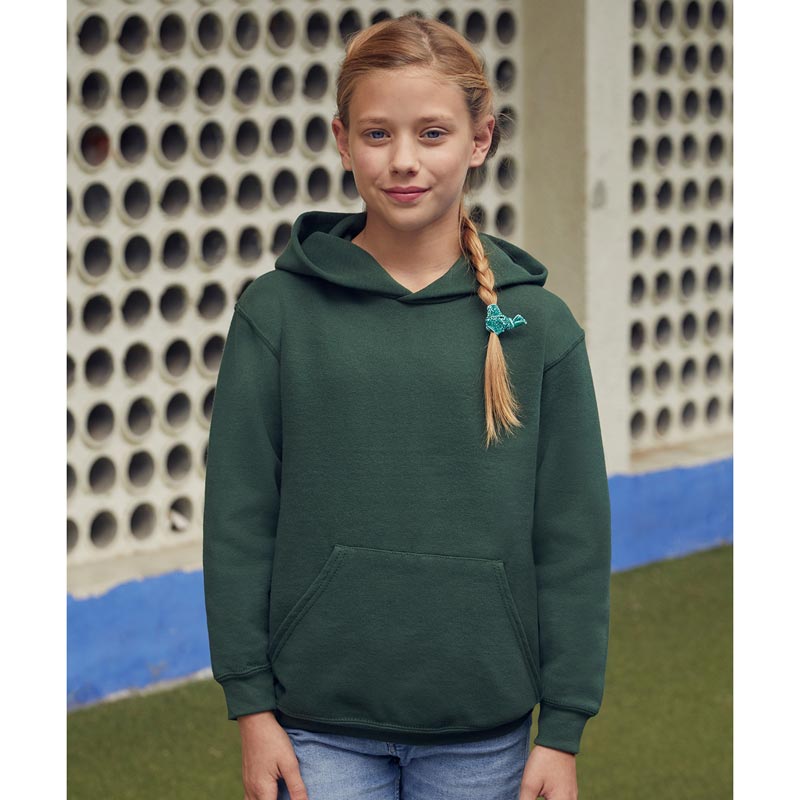 Kids classic hooded sweatshirt - Fuchsia 5/6 Years